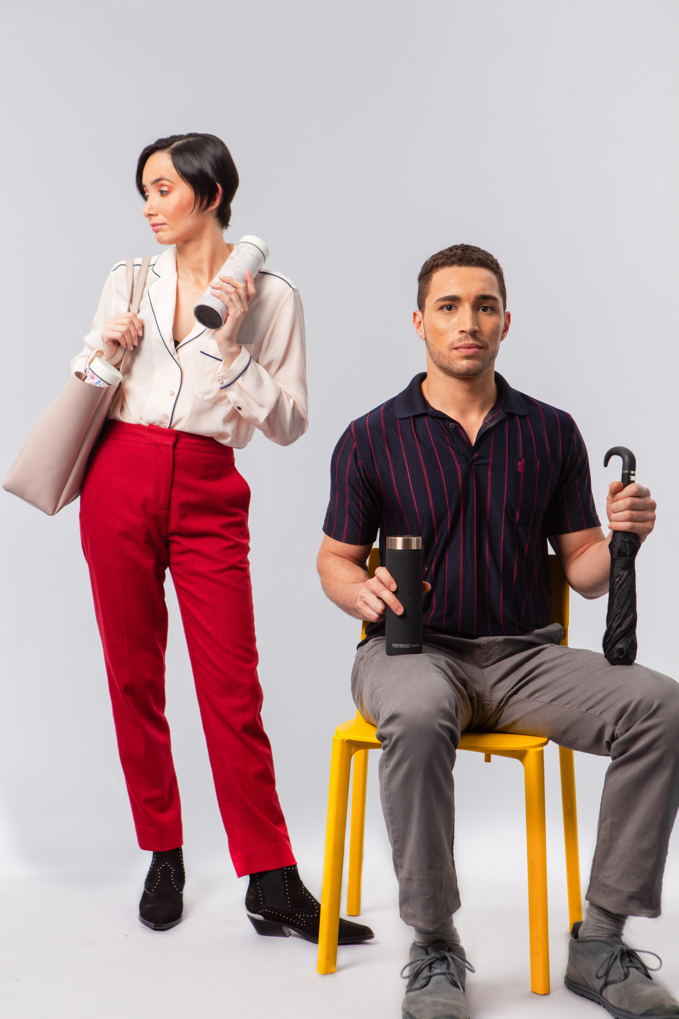 картинка Термокружка (термос) LE BATON, 500 мл, черный/золото