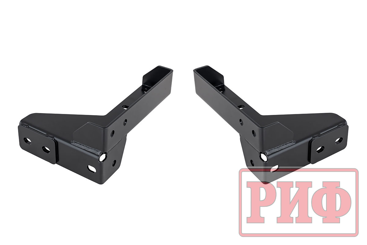 картинка Бампер задний РИФ УАЗ Буханка с фонарями, возможностью установки фаркопа, стандарт