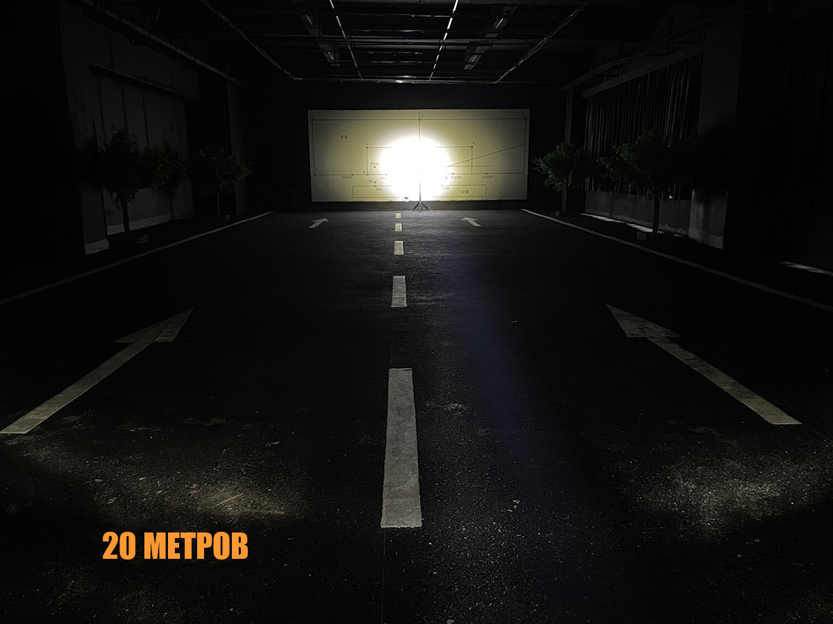 картинка Светодиодная фара дальнего света РИФ 183 мм 20W LED