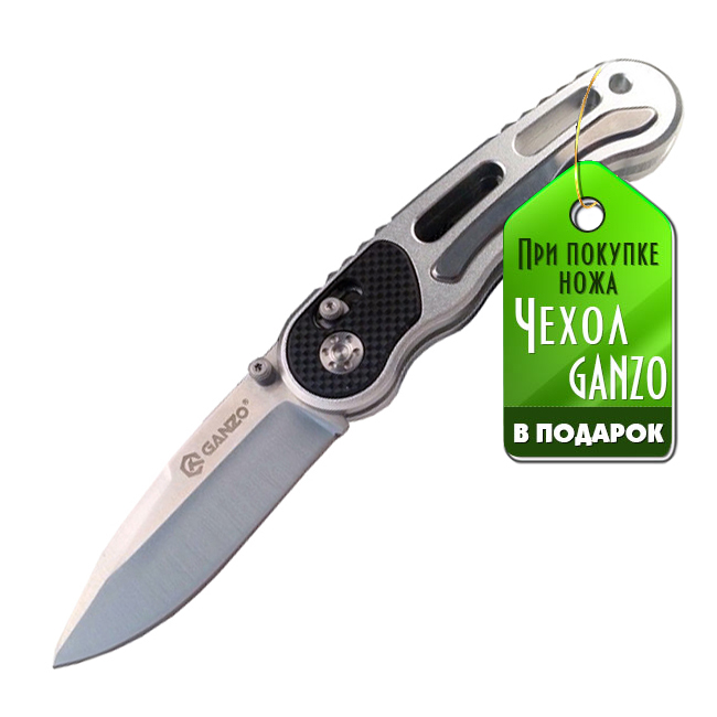 картинка Нож Ganzo G718 черный