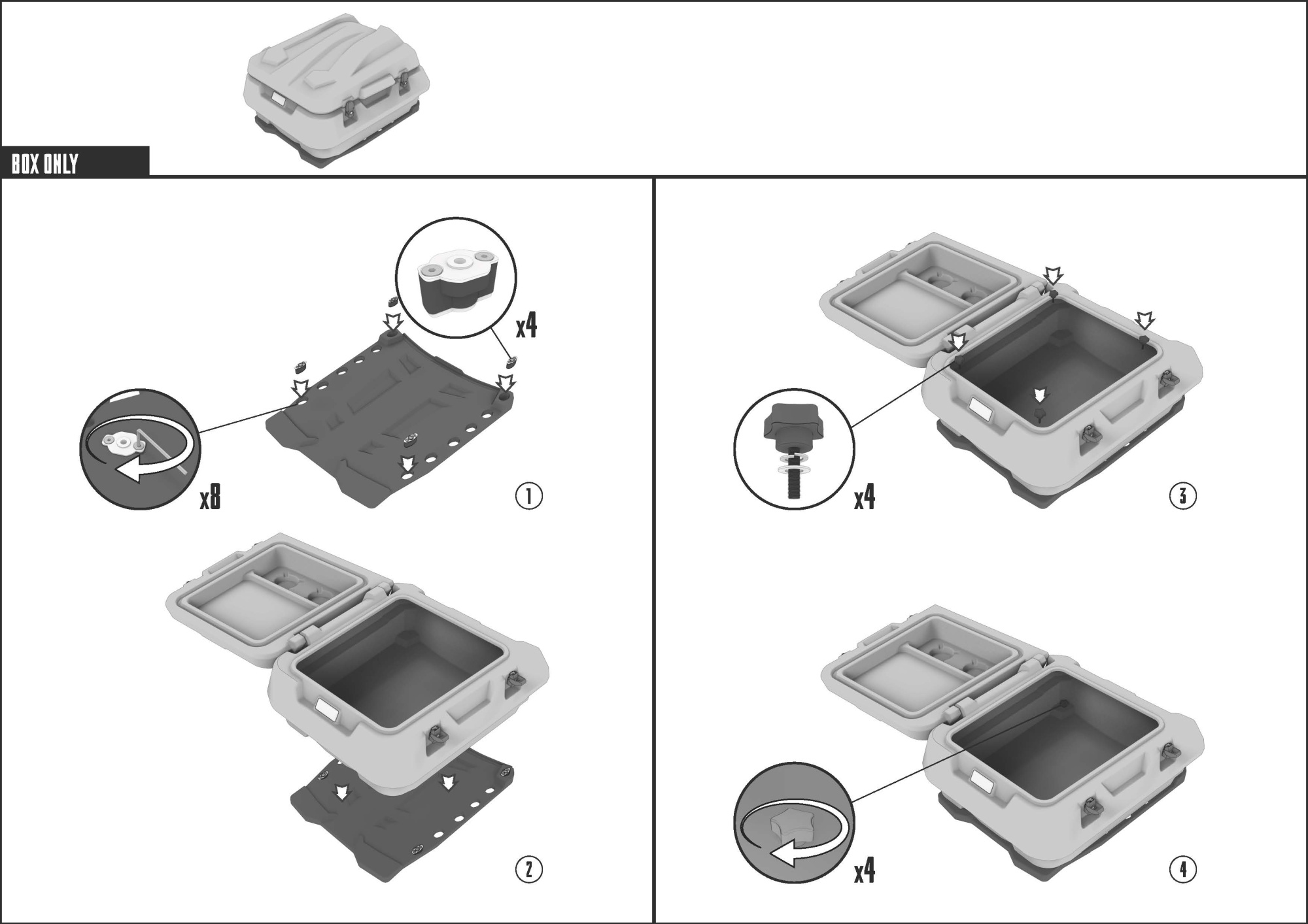 картинка Кофр для Снегохода Sci Doo Expedition