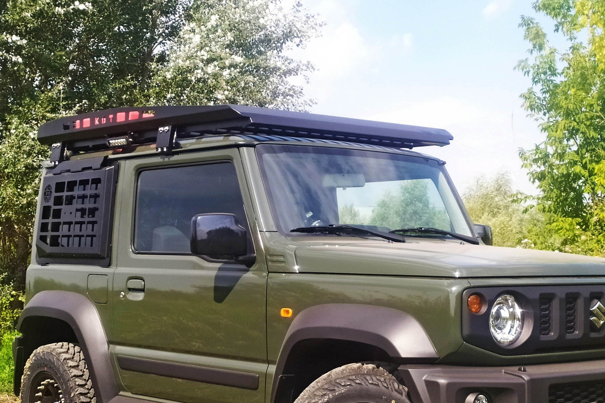 Багажник аэродинамический алюминиевый - Suzuki Jimny