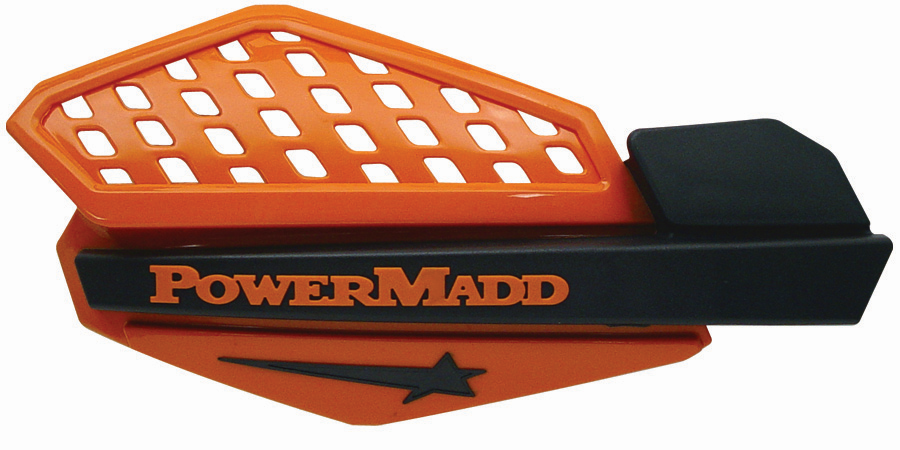 Ветровые щитки для квадроцикла "PowerMadd" Серия Star, оранжевый/черный