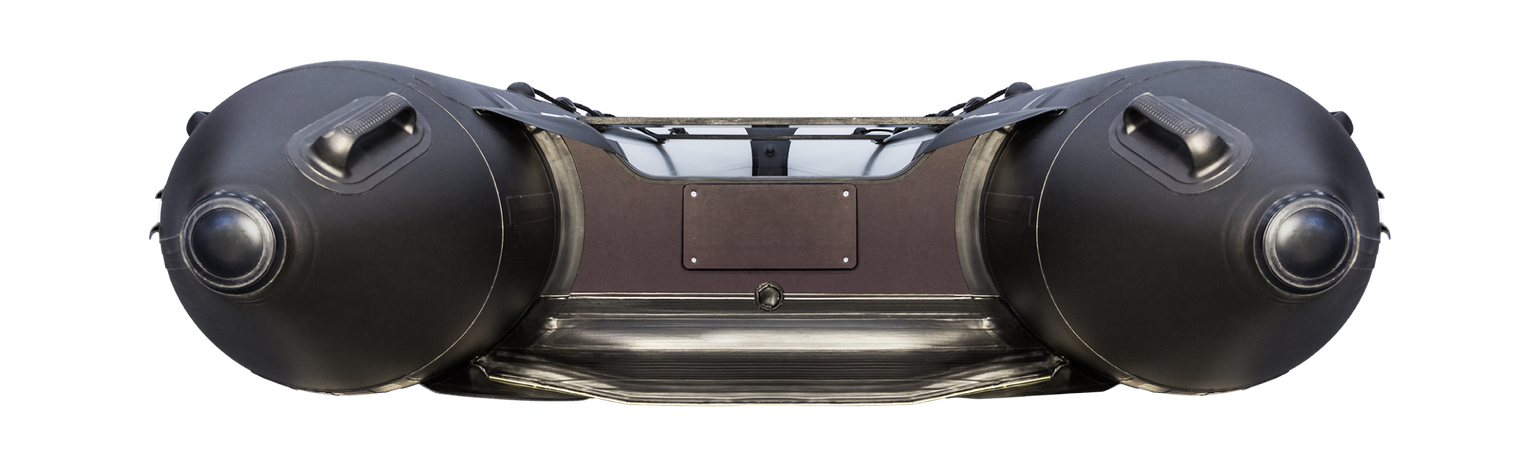 картинка Надувная лодка ПВХ, Ривьера 3600 НДНД Гидролыжа Комби, светло-серый/черный