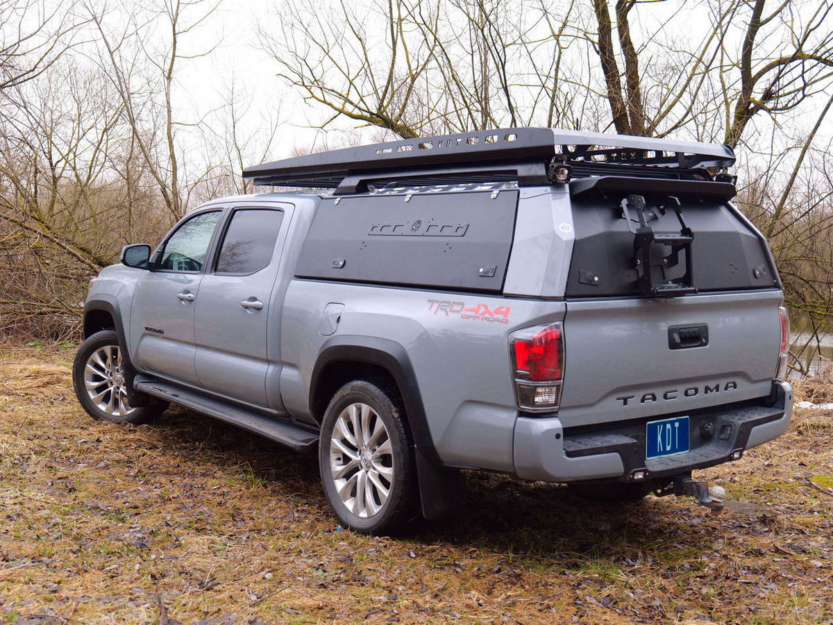 картинка Кунг алюминиевый для Toyota Tacoma III (Long Bed, с 2015) 3 двери, неокрашенный — KDT 15281(I)L