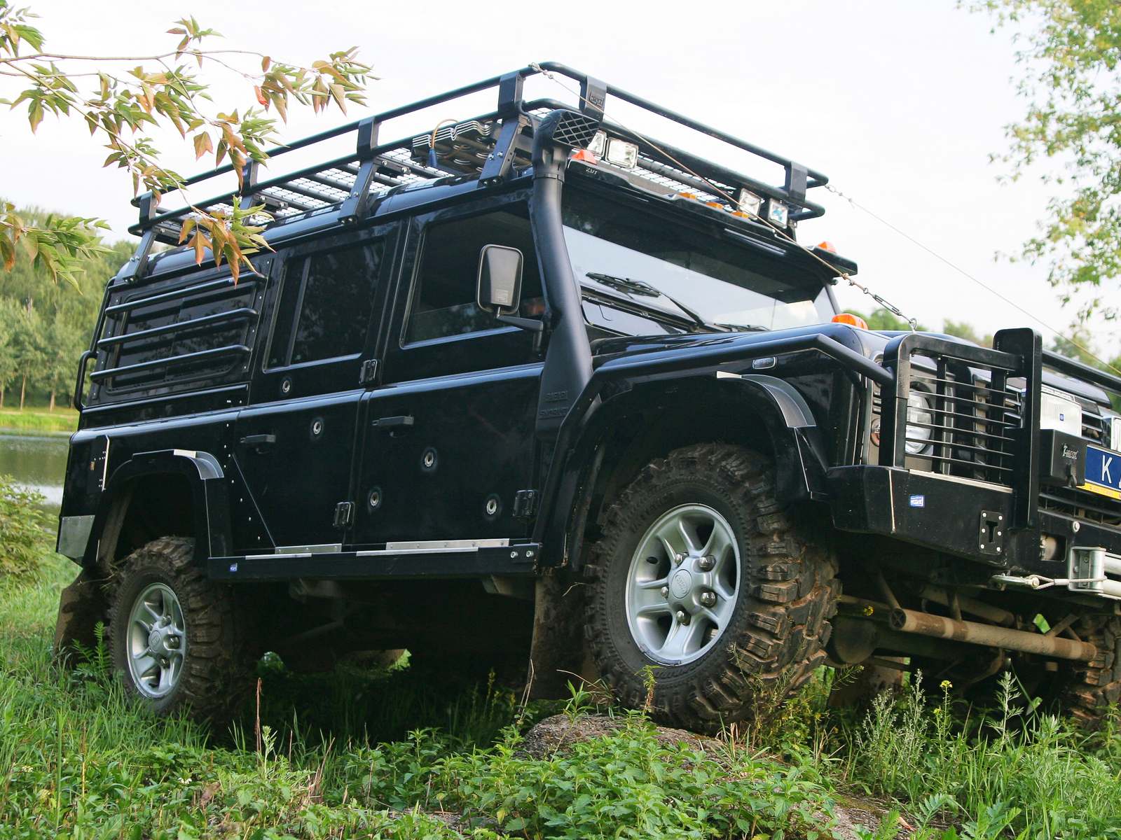 картинка Защита окон KDT Land Rover Defender 110/90