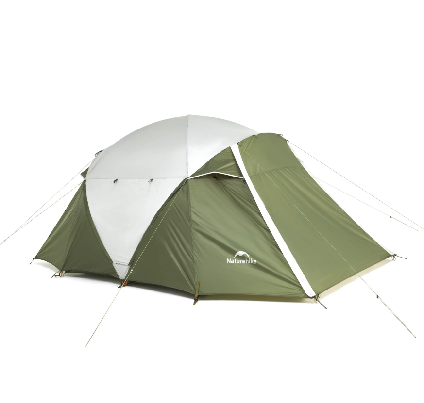 картинка Палатка Naturehike KOTA 4, 4-местная, алюминиевый каркас, олива