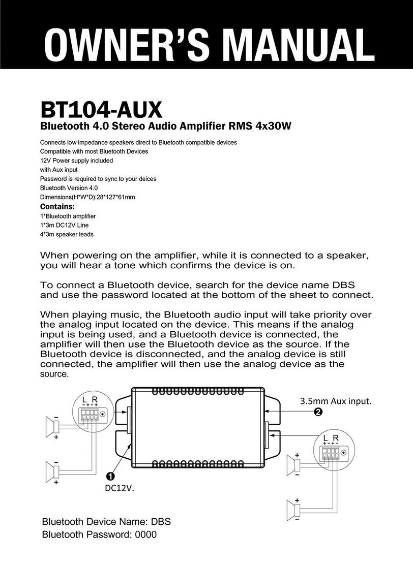 картинка 4-х канальный усилитель с AUX