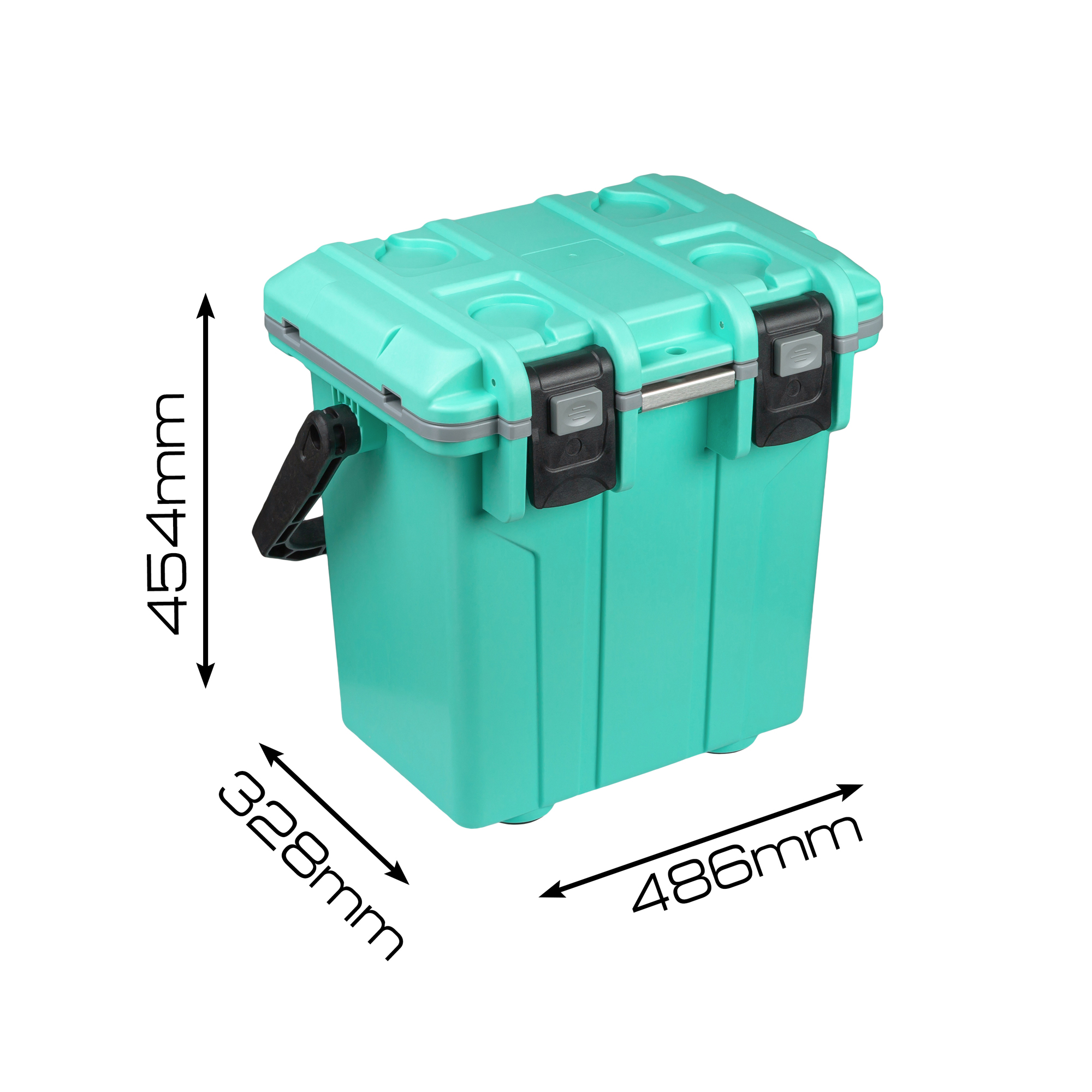 картинка Термоконтейнер объем 50л, Зеленый, внутр. разм. 514*336*372мм, IPX5