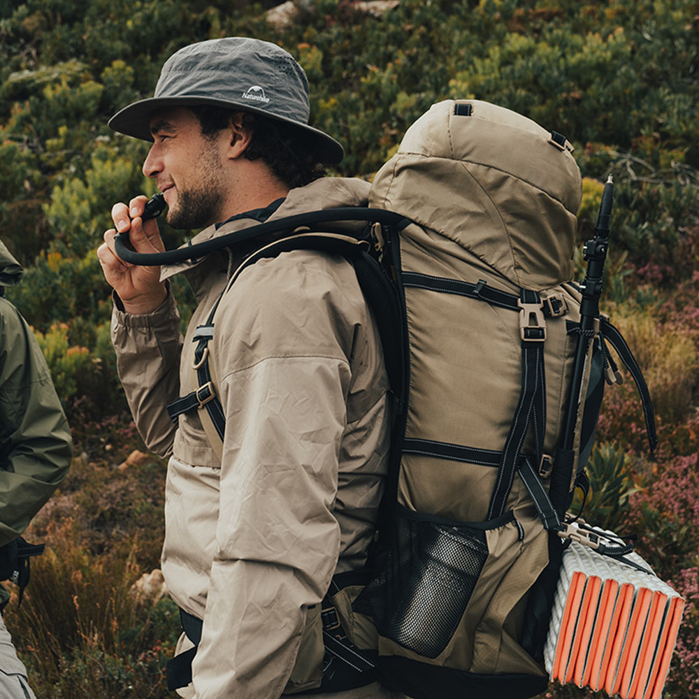 Рюкзак Naturehike NH70B070-B 70 л бежевый, 6975641887461