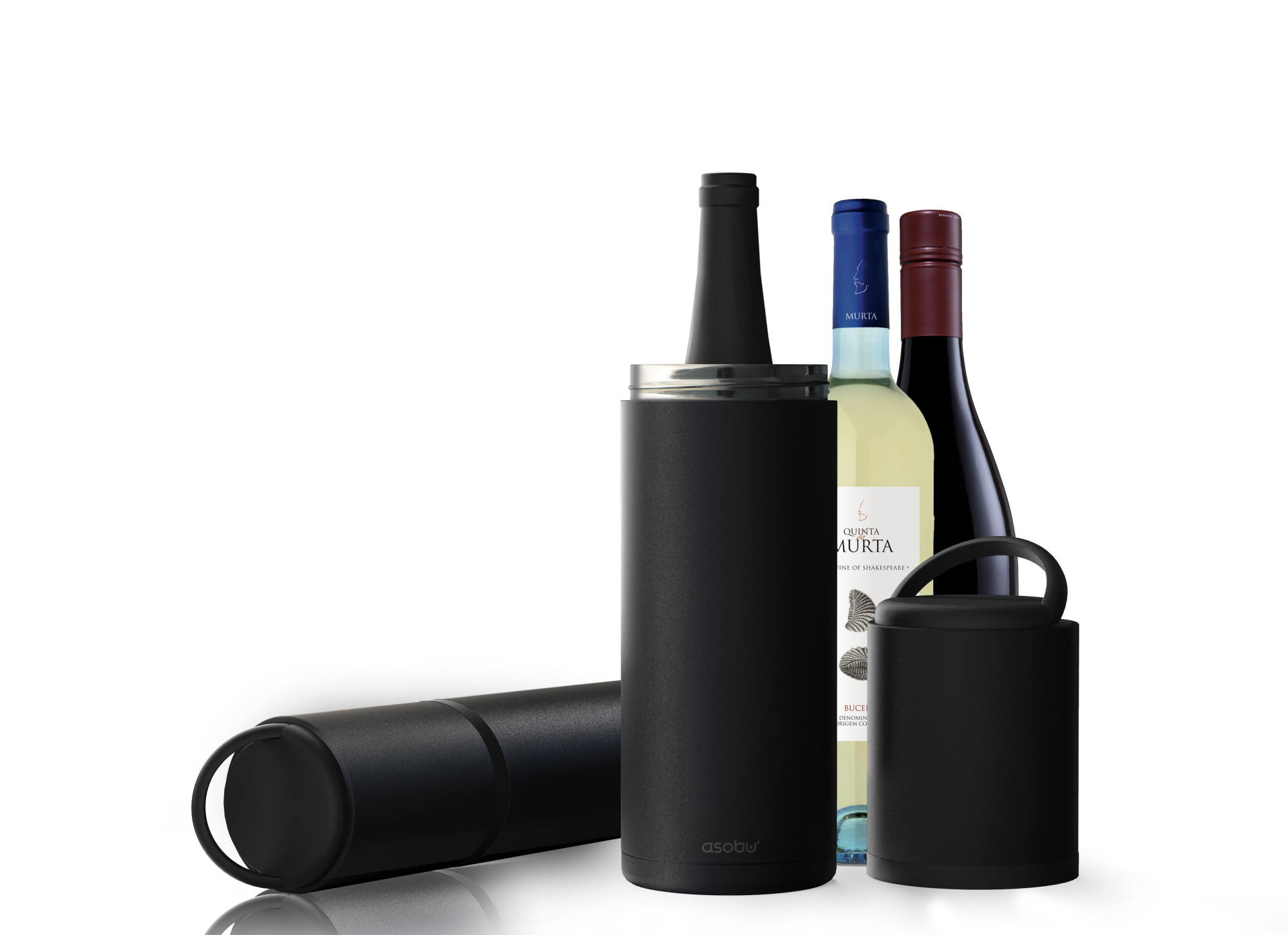 картинка Термофутляр для вина VIN BLANC, черный