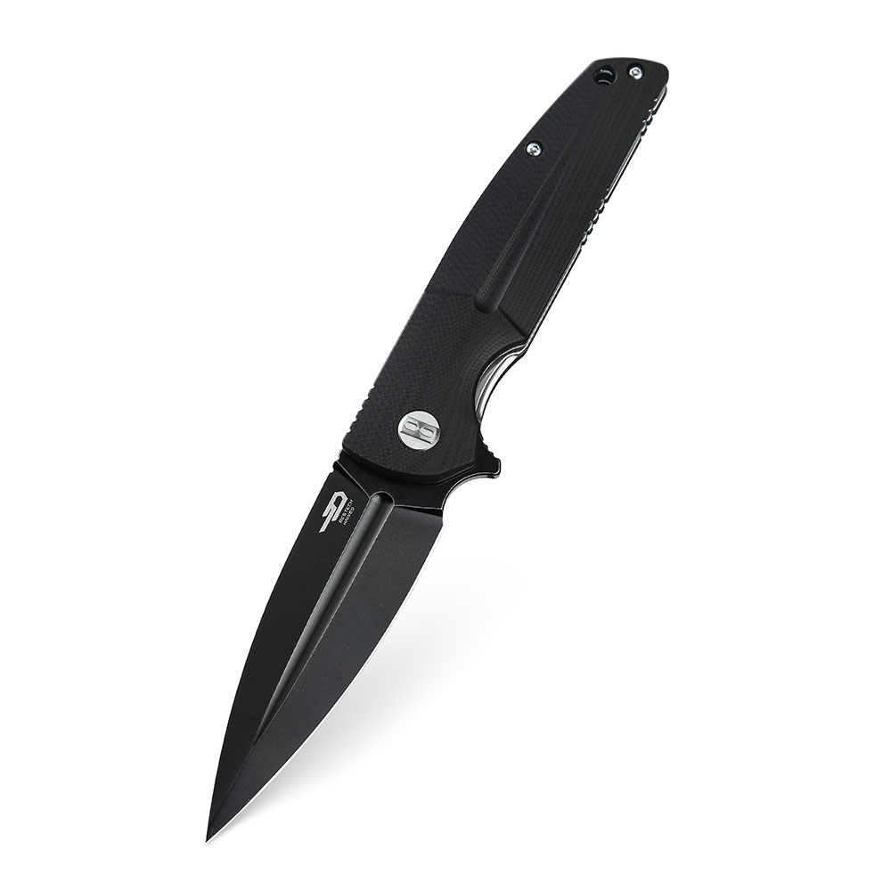 картинка Нож Bestech Fin сталь 14C28N, рукоять G10 черная