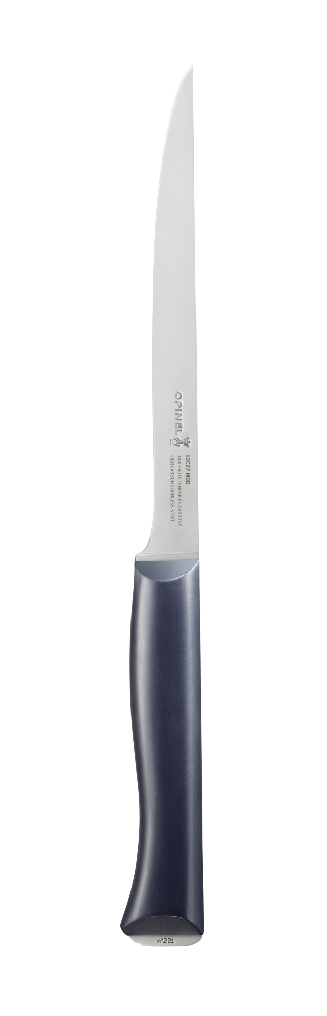 картинка Нож филейный Opinel №221, пластиковая рукоять, нержавеющая сталь, 002221