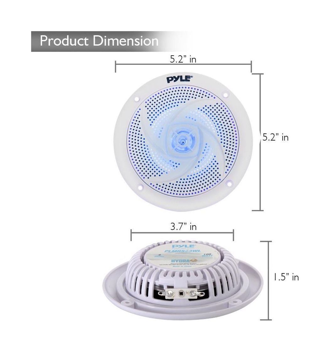 картинка Морская акустика PYLE PLMRS63WL