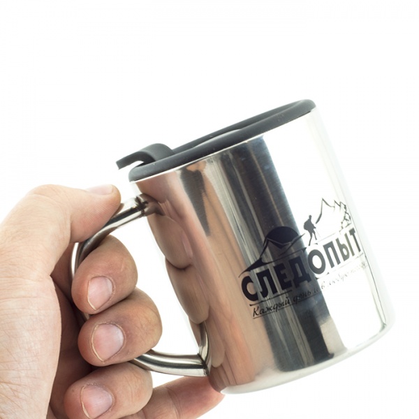 картинка Термокружка СЛЕДОПЫТ с крышкой, 200 мл.