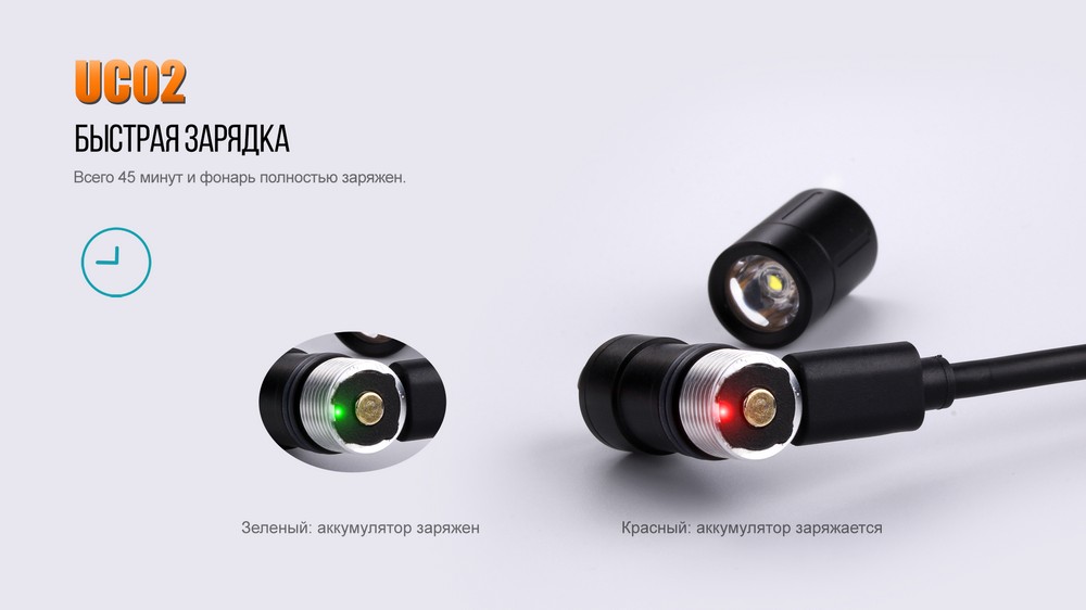 Фонарь Fenix UC02 синий