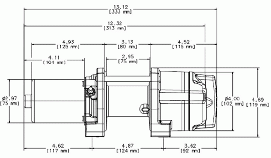 картинка Лебедка WARN Provantage 3500-S