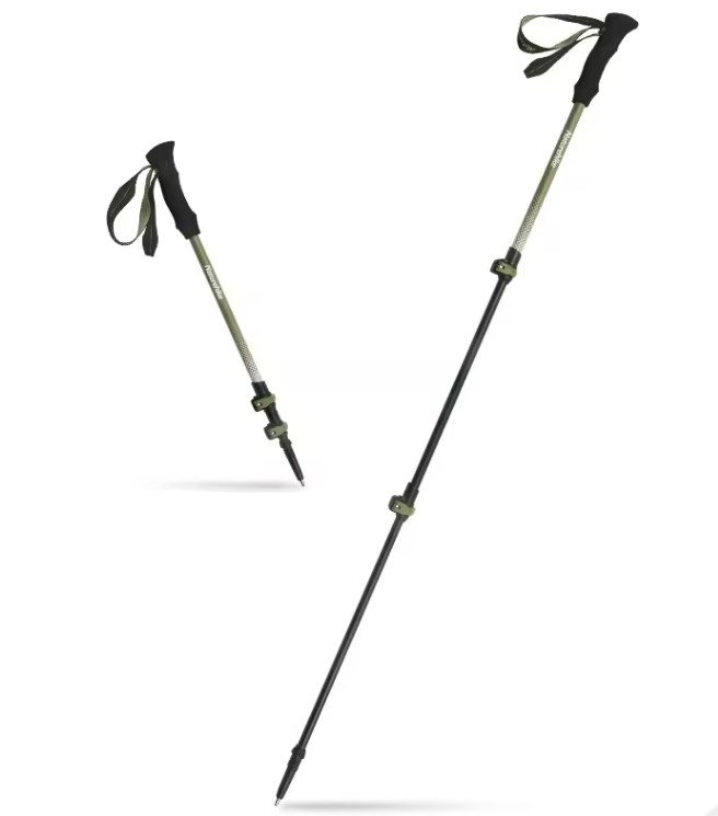 картинка Палки треккинговые, карбон, ST04, голубые, для ходьбы (2 шт.)