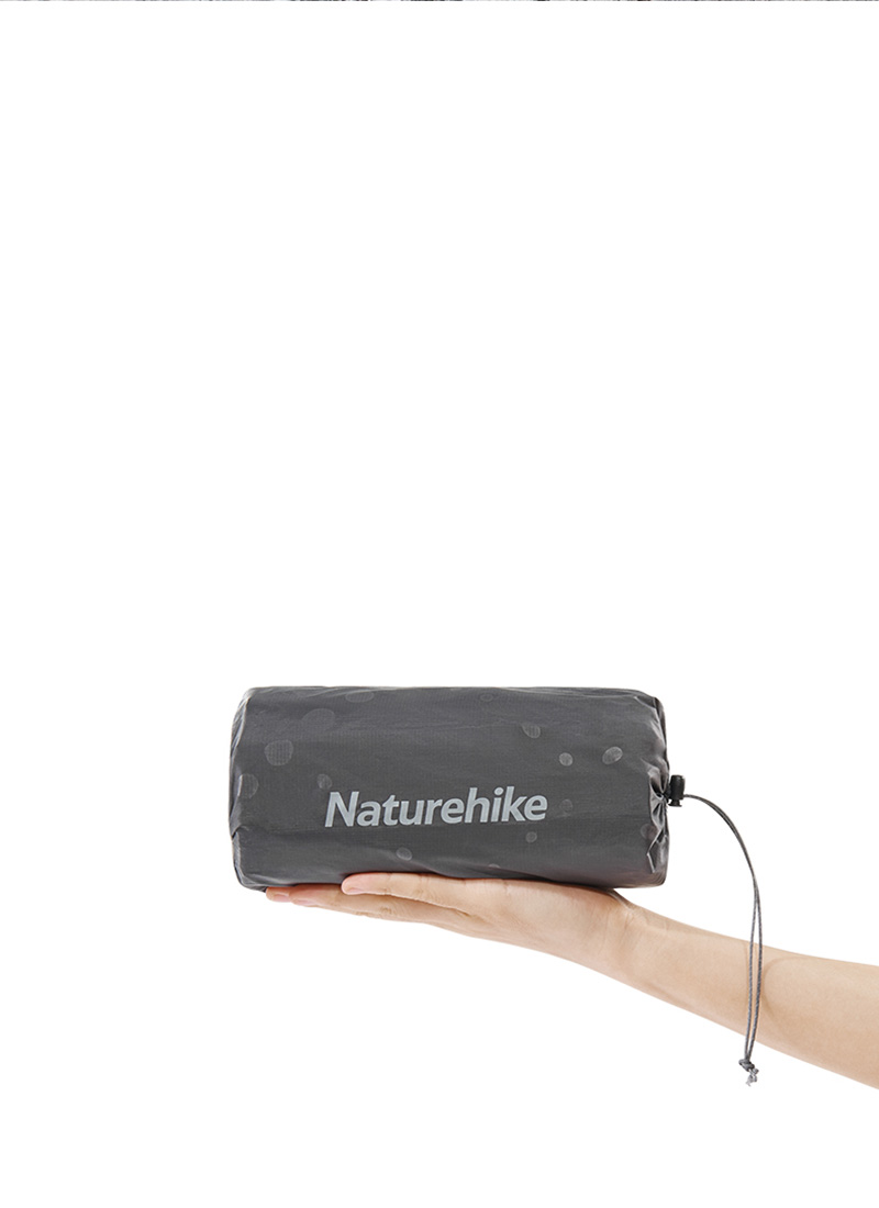 Коврик надувной Naturehike 183х64х7 см, серый карбон