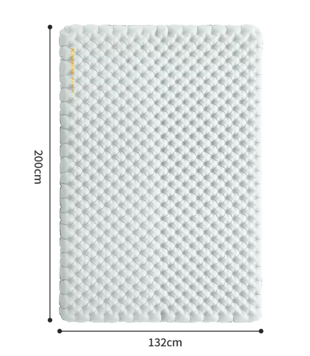 картинка Коврик надувной Naturehike 200х132х8 см, серый