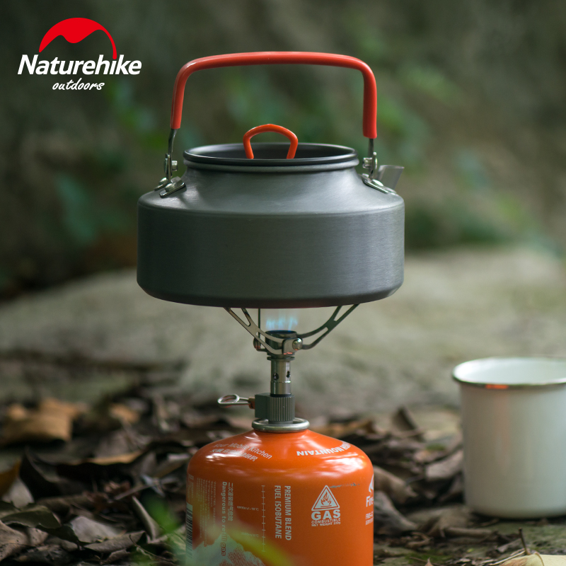 картинка Чайник туристический Naturehike NH17C020-H 1.1л серый