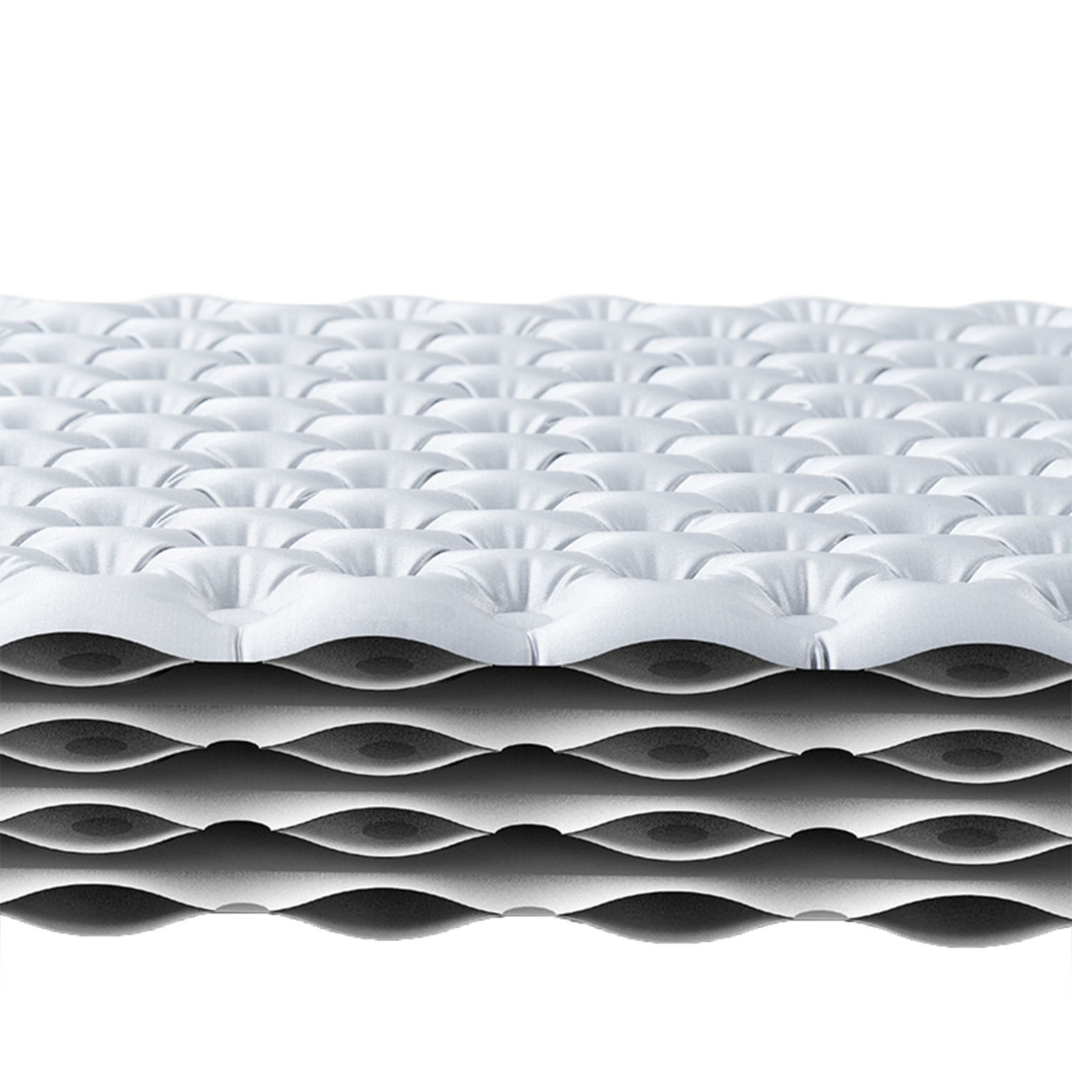 картинка Коврик надувной Naturehike 183х58х12 см, овальный, серебристый карбон