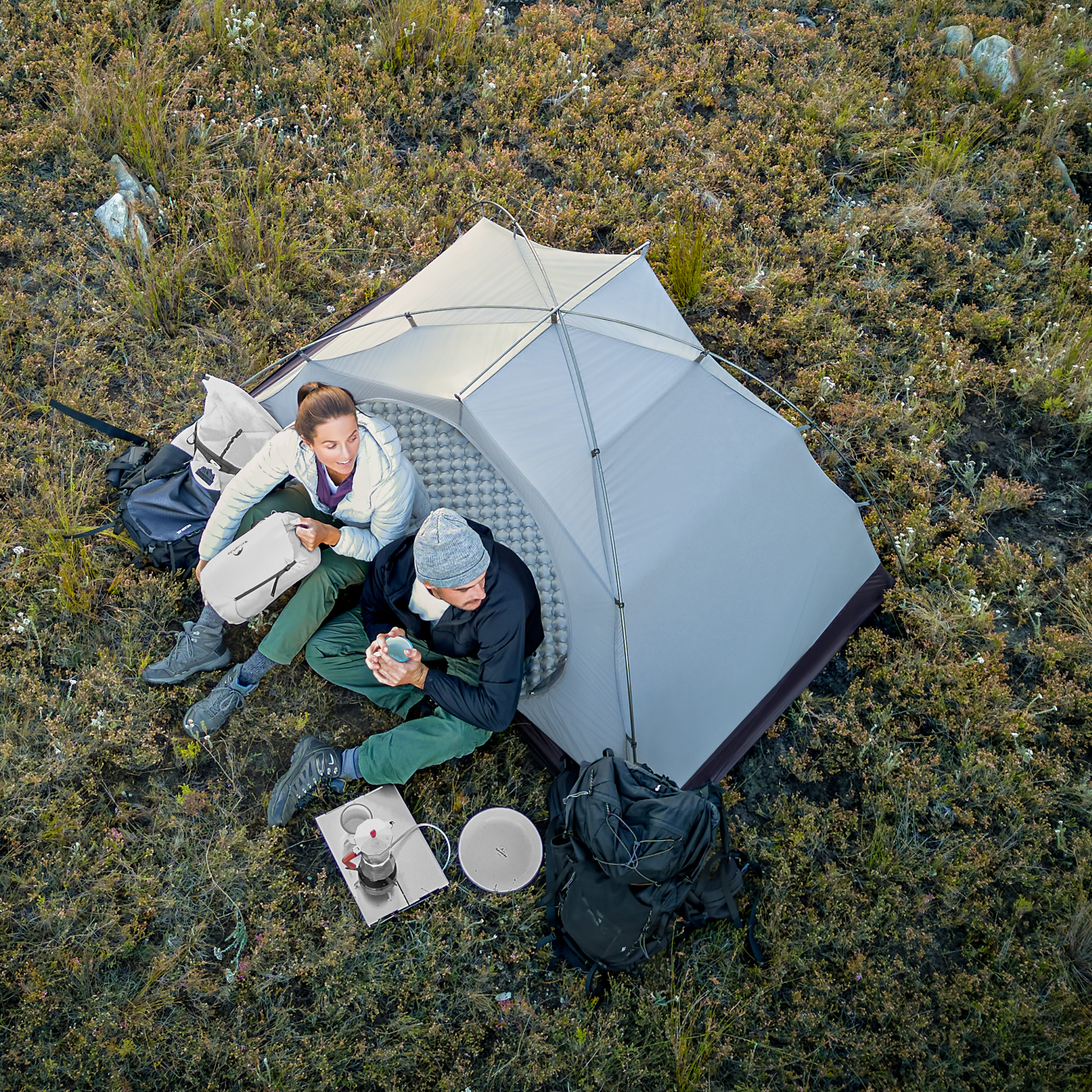 картинка Палатка Naturehike Cloud-Creek PRO, 2-местная, зеленая