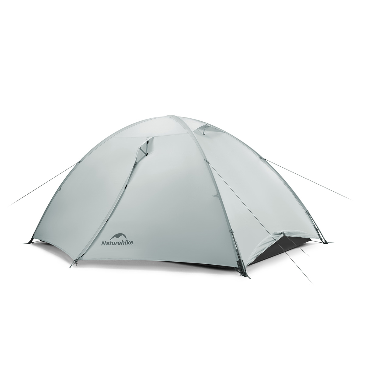 Палатка Naturehike Jiling UL 2-местная, алюминиевый каркас, сверхлегкая, серая