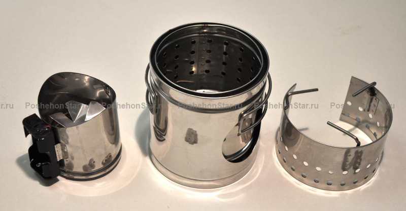 картинка Турбо-печка PoshehonStar из нержавейки PS600Т 0.6л