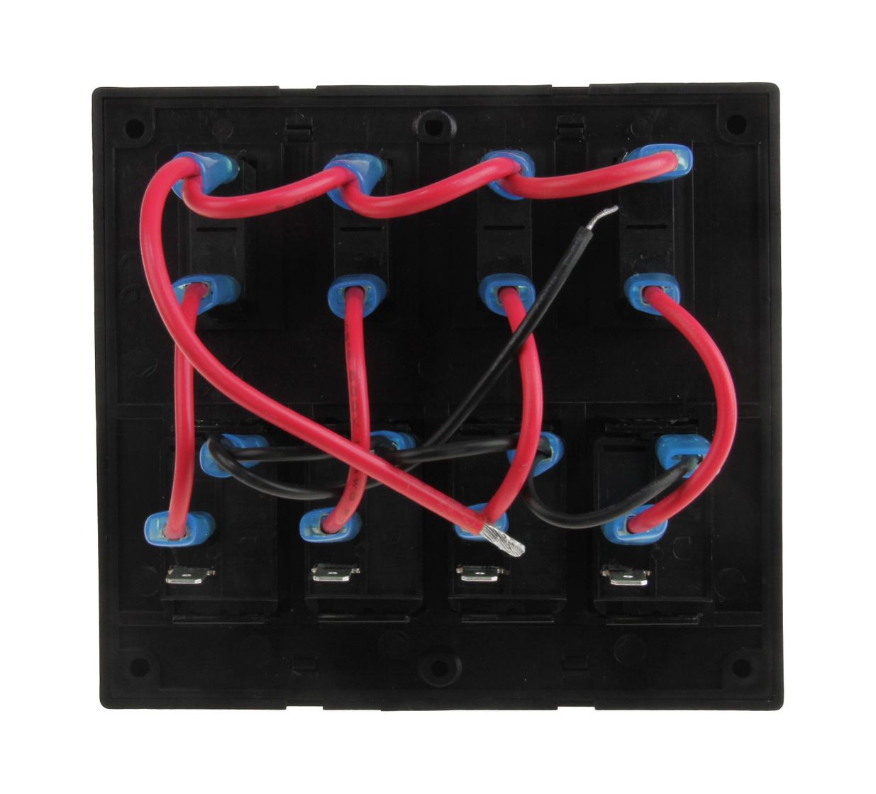 картинка Панель бортового питания 4 переключателя, предохранители