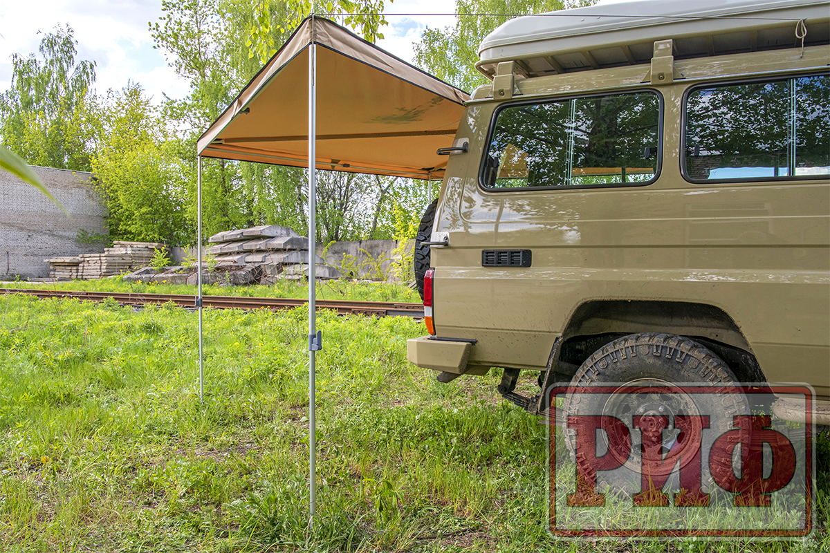 картинка Маркиза автомобильная РИФ веерная 2,5х2,5 м (левая)