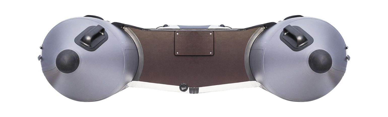 картинка Надувная лодка ПВХ, Ривьера Компакт 3600 НДНД Комби, светло-серый/графит