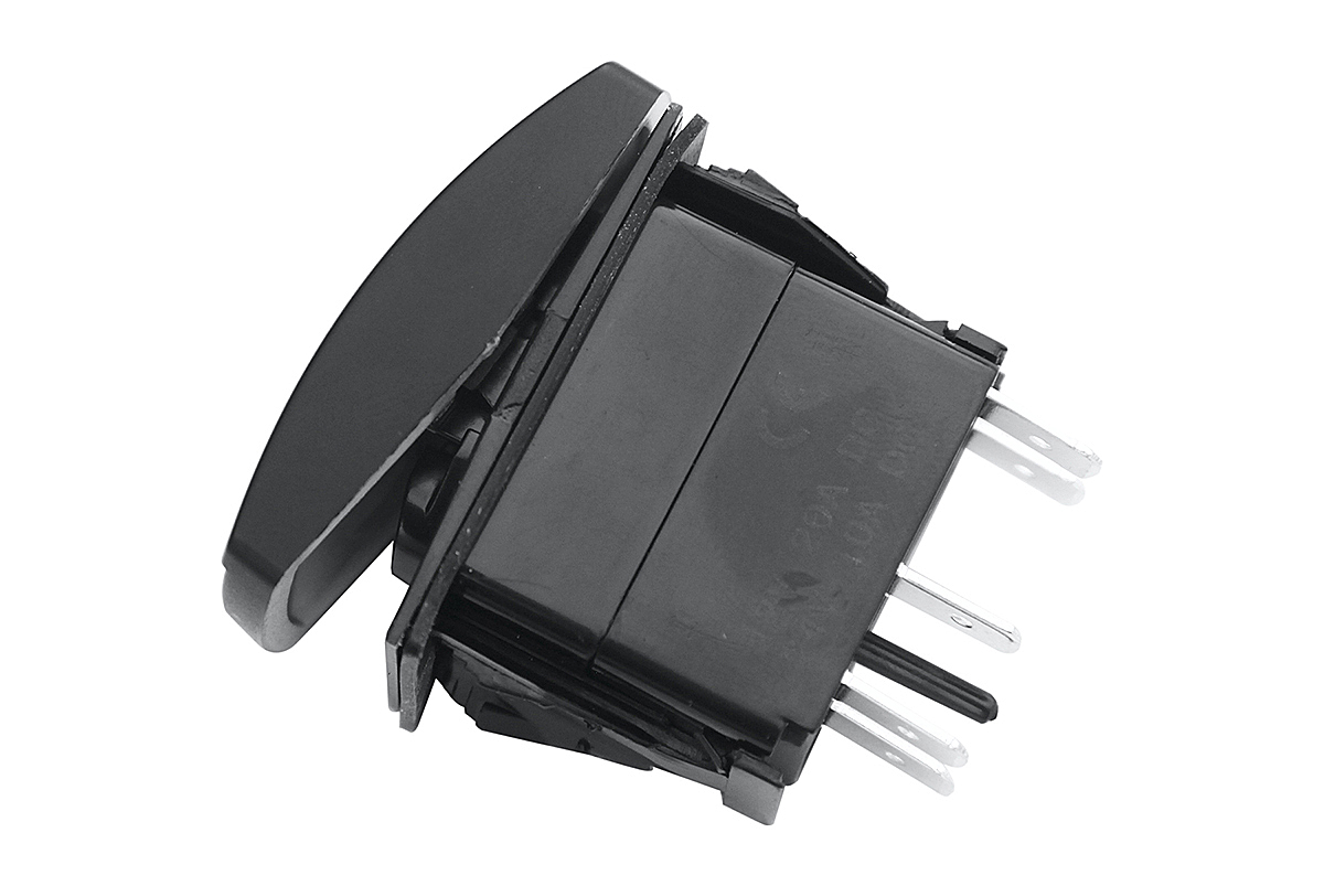 картинка Кнопка РИФ ВКЛ/ВЫКЛ, красный, СВЕТ СЛЕВА