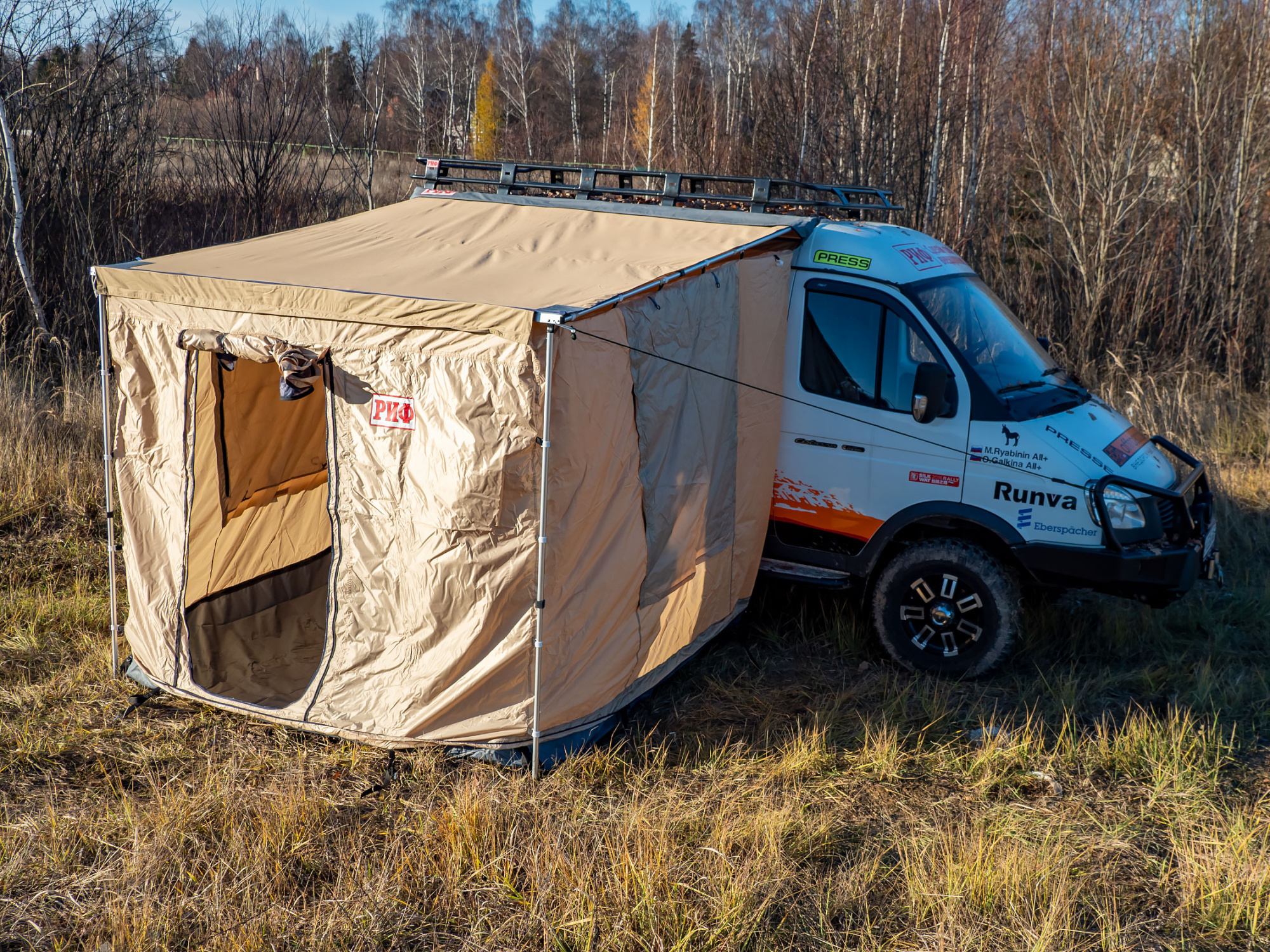 картинка Стенки к автомобильной маркизе РИФ 2,5х2,5 м