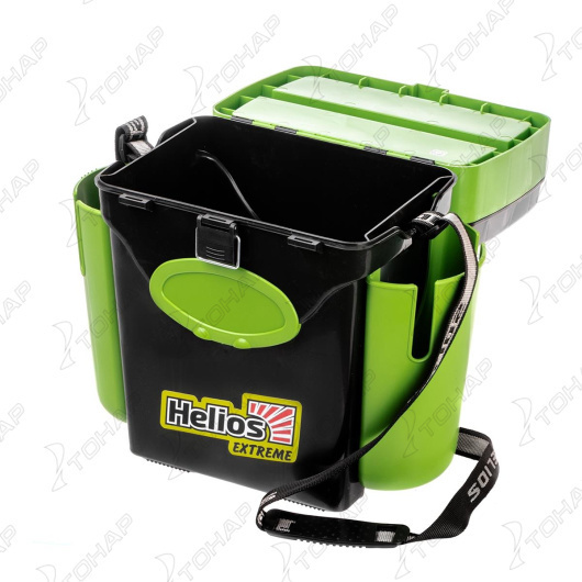 Ящик рыболовный HELIOS FishBox зимний (10л) зеленый