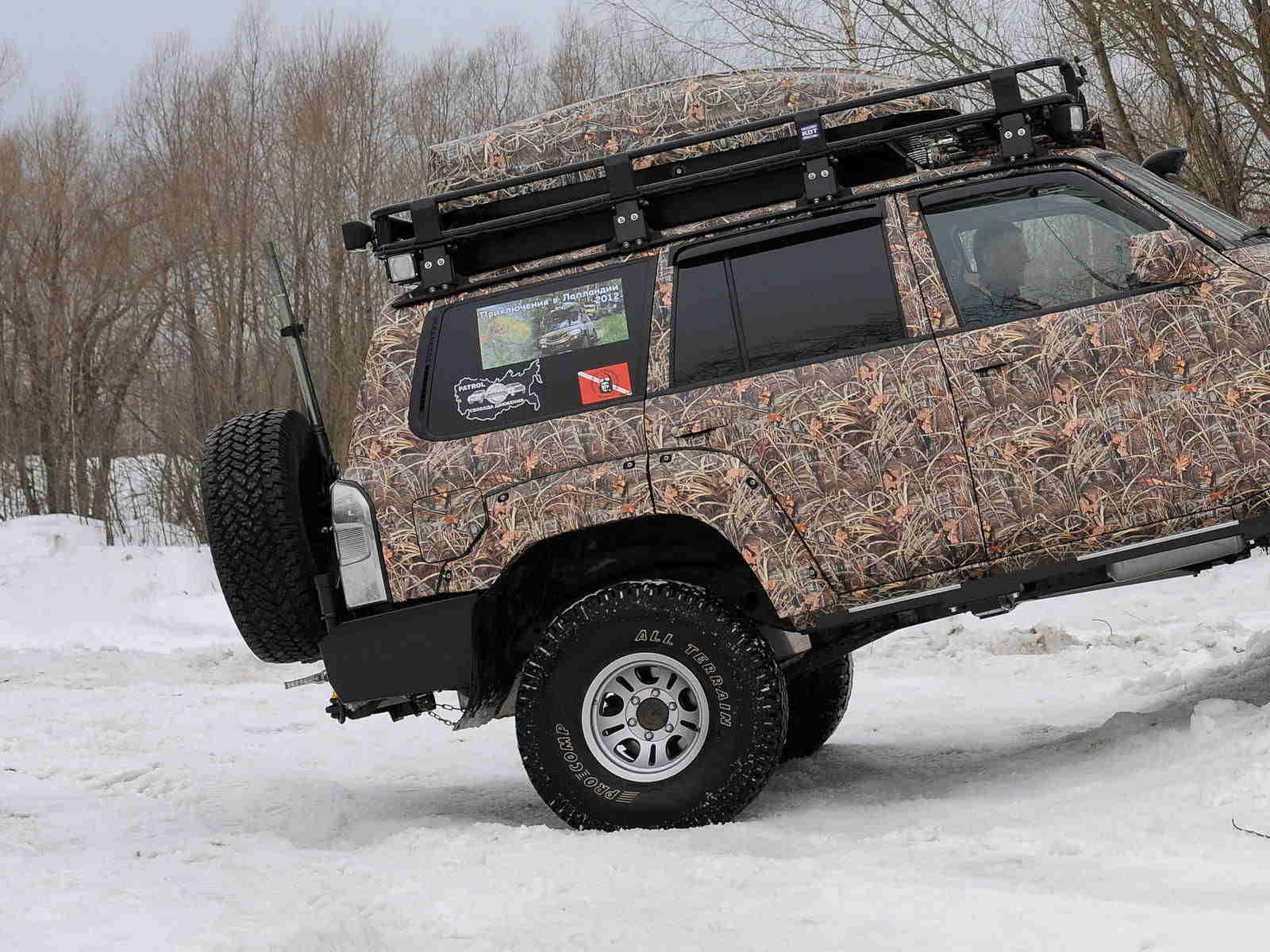 картинка Задний силовой бампер Nissan Patrol