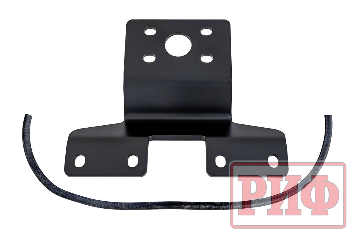 картинка Бампер задний силовой/защита штатного бампера РИФ Nissan Patrol Y62 c квадратом под фаркоп