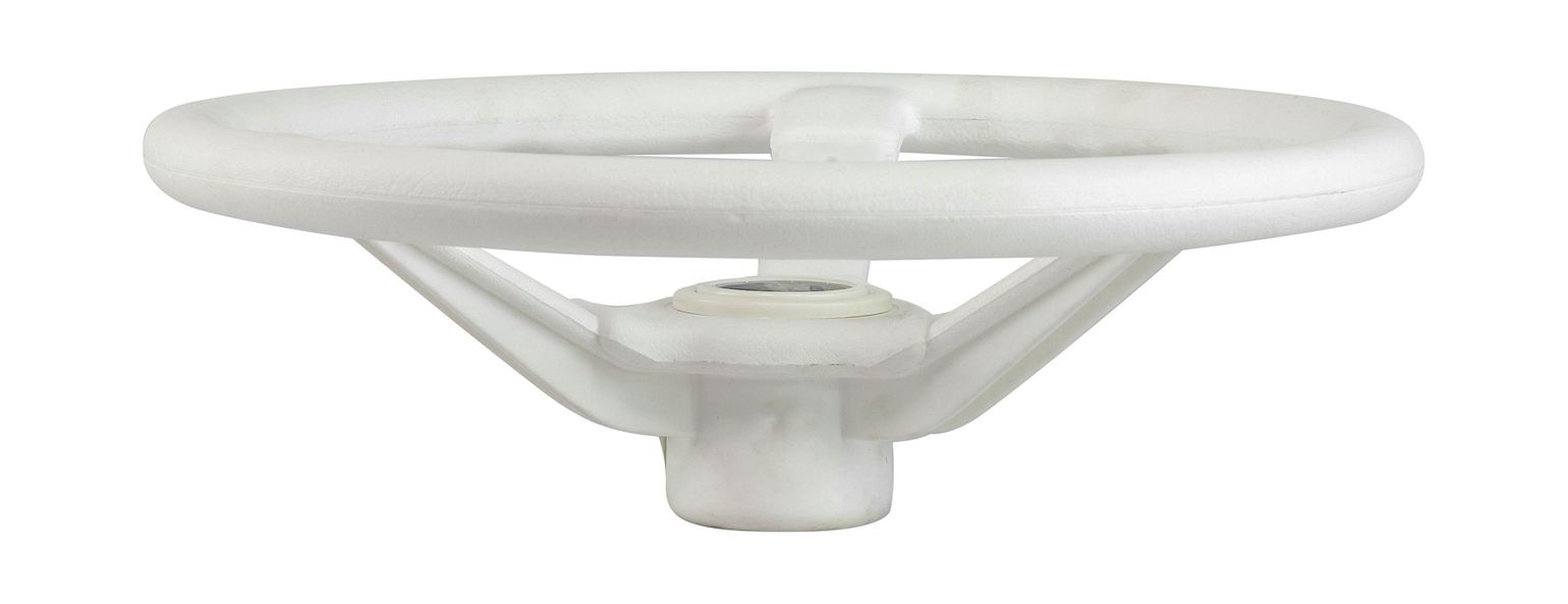 картинка Рулевое колесо RIVIERA белый обод и спицы д. 350 мм