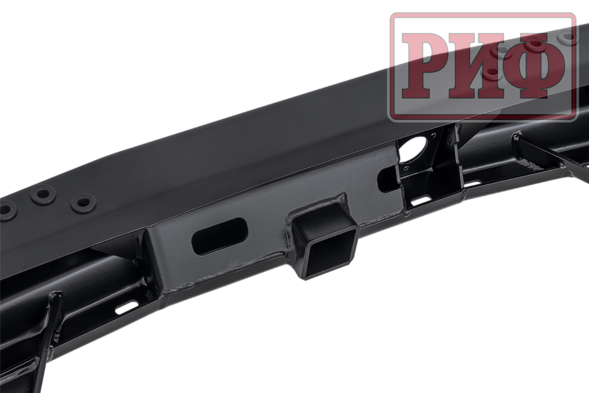 картинка Бампер РИФ задний Mitsubishi Pajero Sport 2021+ c квадратом