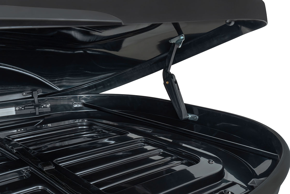 картинка Бокс автомобильный на крышу Pentair CARAVAN 600L черный глянец, двусторонний