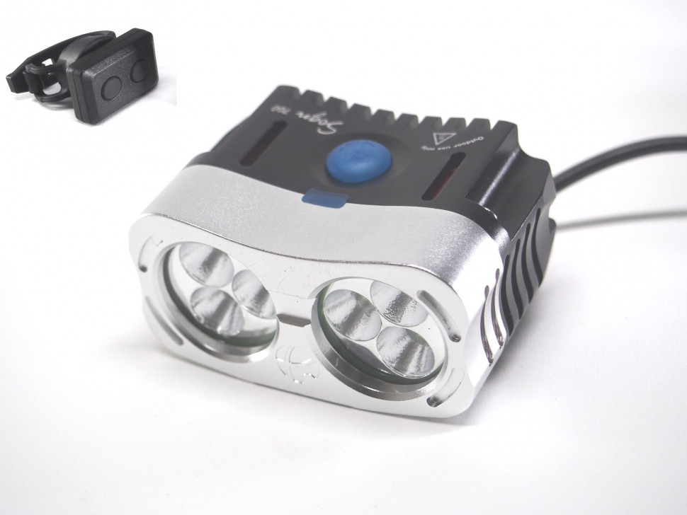 Фара велосипеда XECCON Song 700 wireless, 6LED CREE R5, 2800 Lum