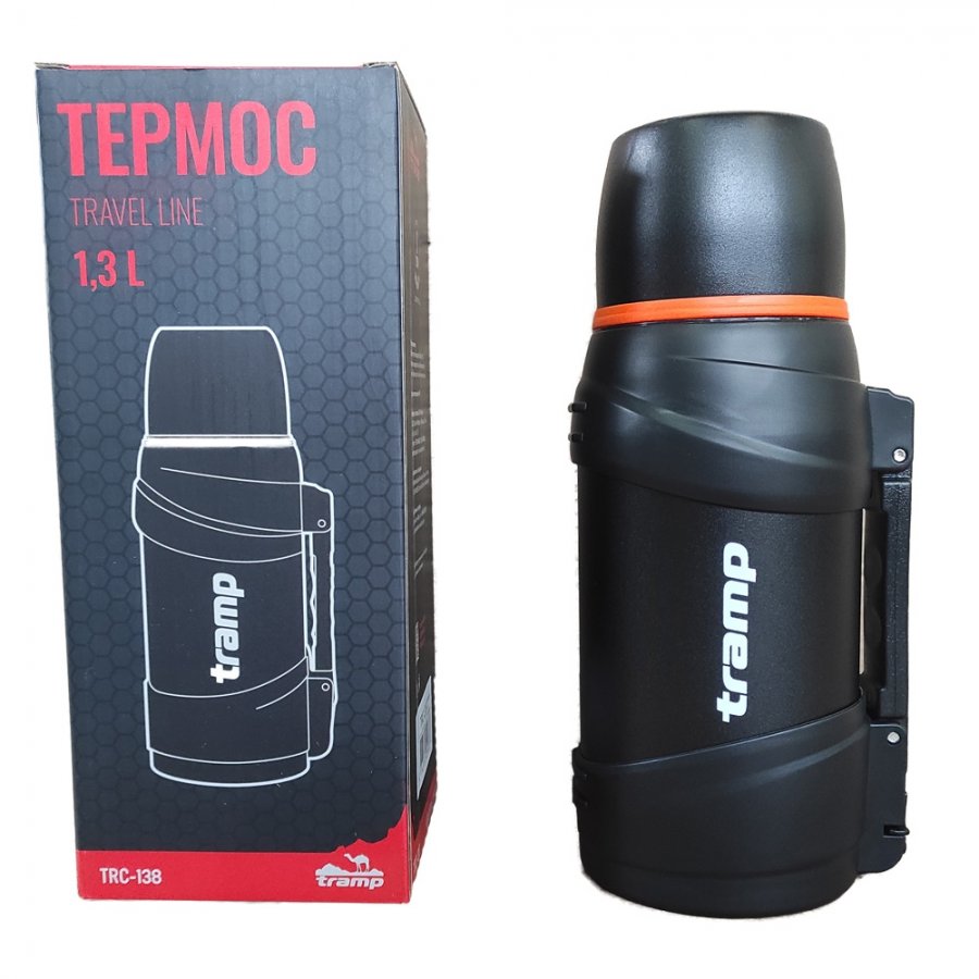 картинка Термос TRAMP Travel 1,3л. Черный