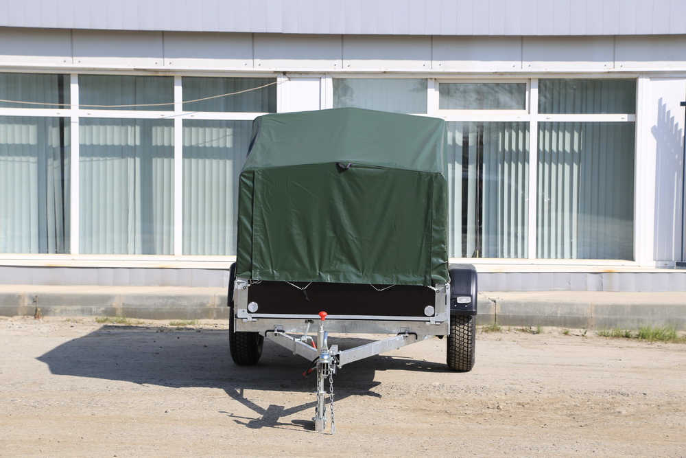 картинка Прицеп "Тайга Плюс" колеса 13", оцинкованная рама,без домкрата, тент черный