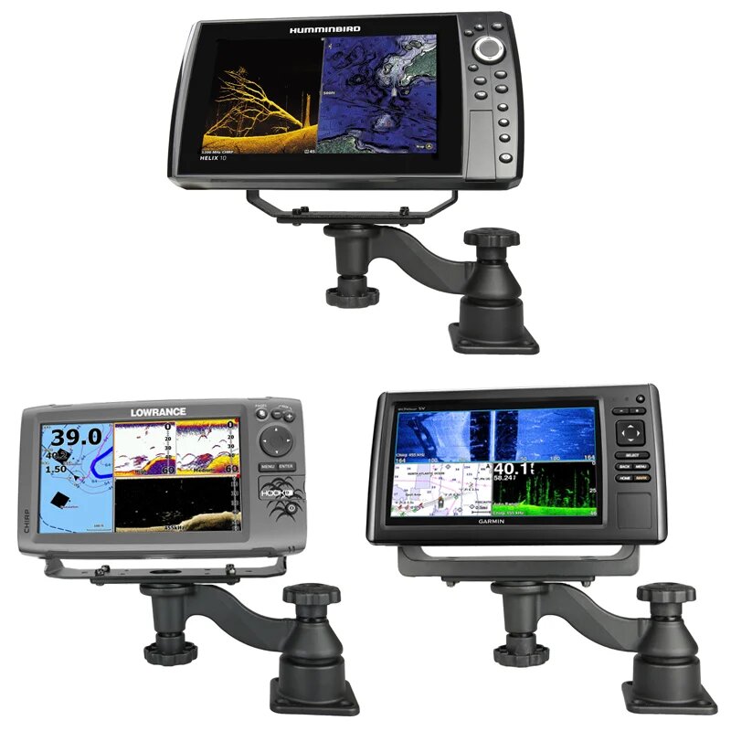 картинка RAM-109HU кронштейн RAM для LOWRANCE, Humminbird, Raymarine, Garmin и др. (MB-35-RAM)