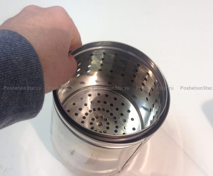 картинка Турбо-печка PoshehonStar из нержавейки PS1500T 1.5л