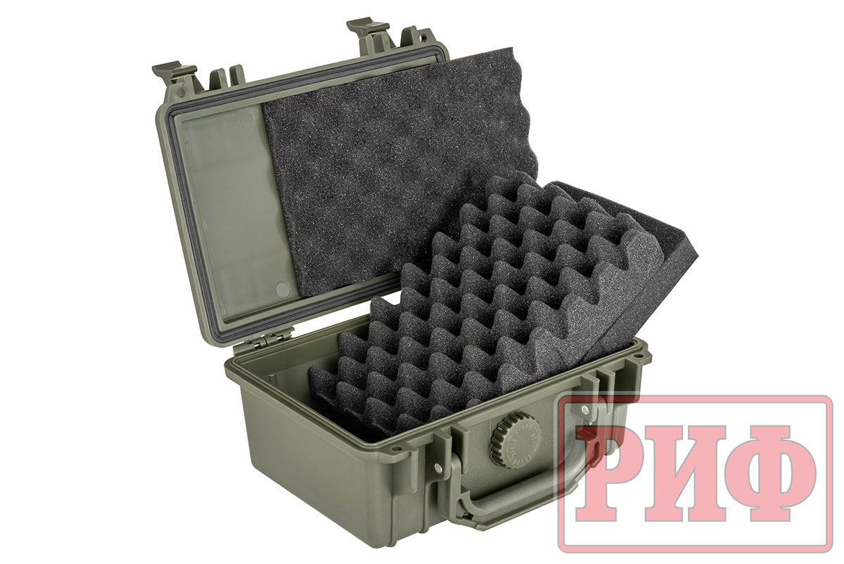 Кейс РИФ 208х167х90 мм IP67, цвет Хаки