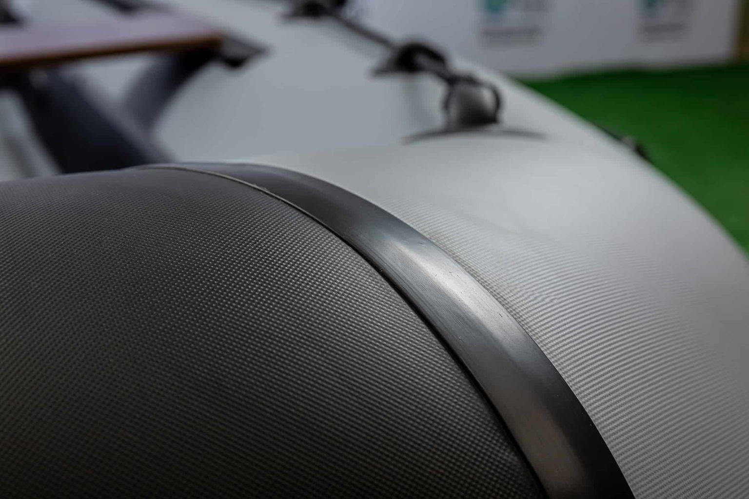 картинка Надувная лодка ПВХ, RiverBoats RB 410 НДНД, серо-оранжевый