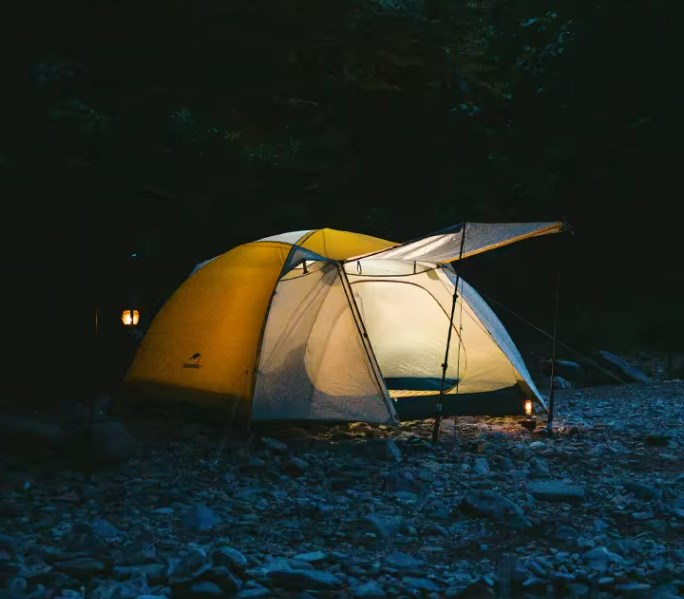 картинка Палатка Naturehike Cloud-Creek PRO, 2-местная, бежево-желтая