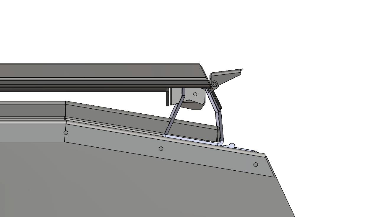 картинка Багажник-площадка алюминиевый для автопалатки 2,15 м