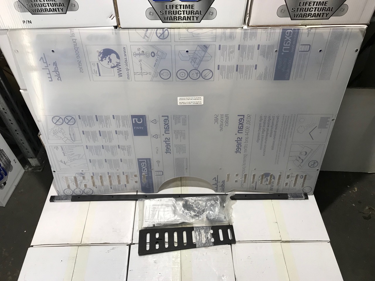 картинка Лобовое стекло KOLPIN на YAMAHA RHINO